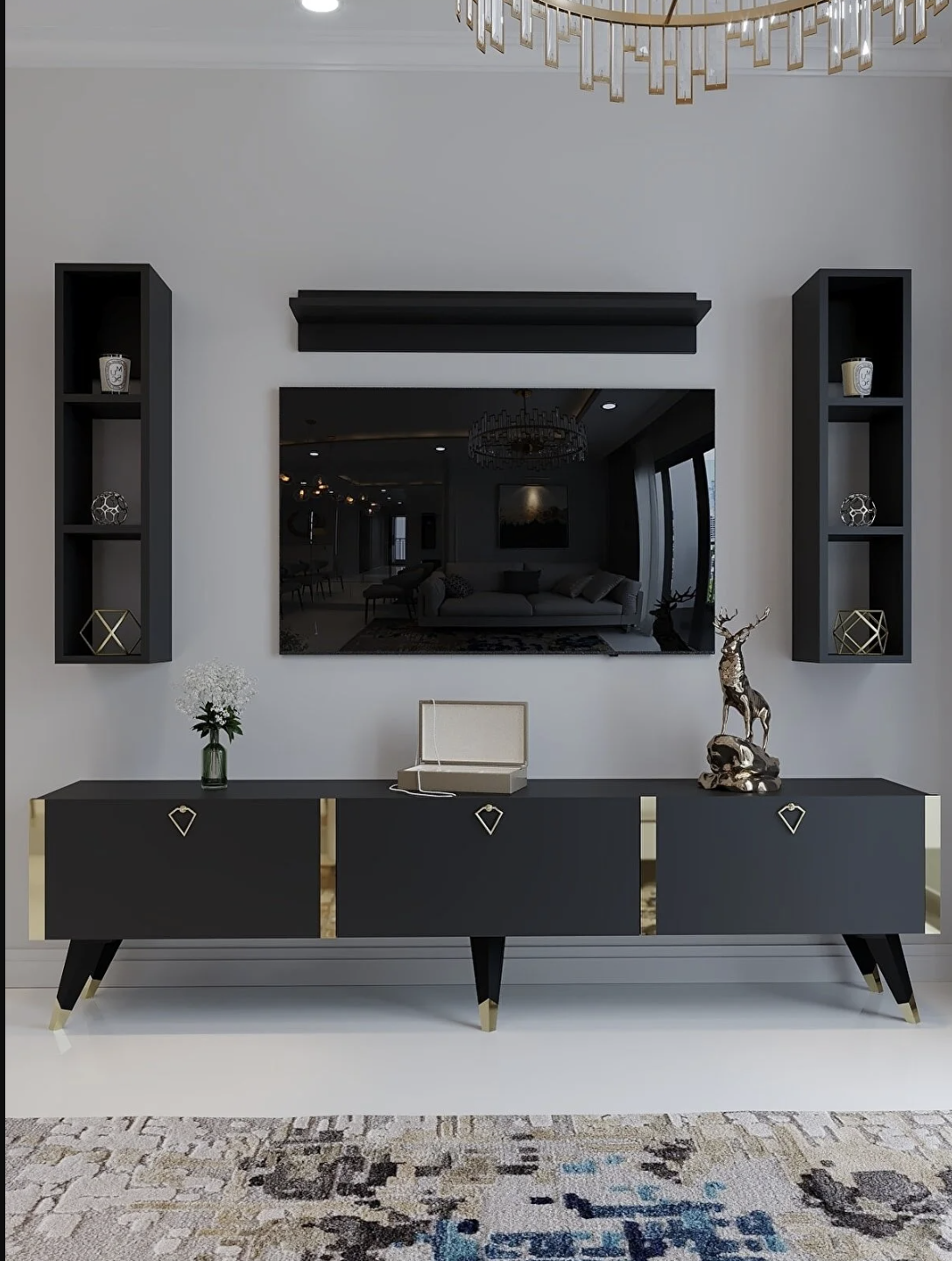 AMAHH HOME ტელევიზორის მაგიდა